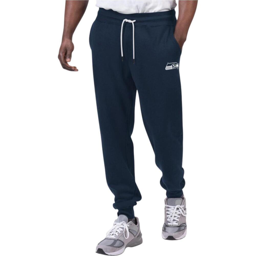 NFL Men's Black Label Fleece Knit Jogger Pant by Glll Seahawks